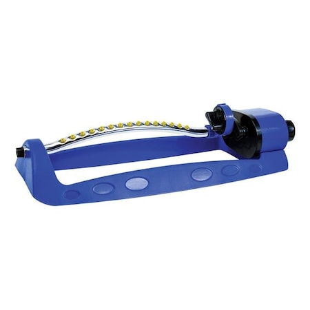 Rugg Rugg 7690605 3000 sq. ft. Aluminum Head Sled Base Oscillating Sprinkler - Blue 7690605